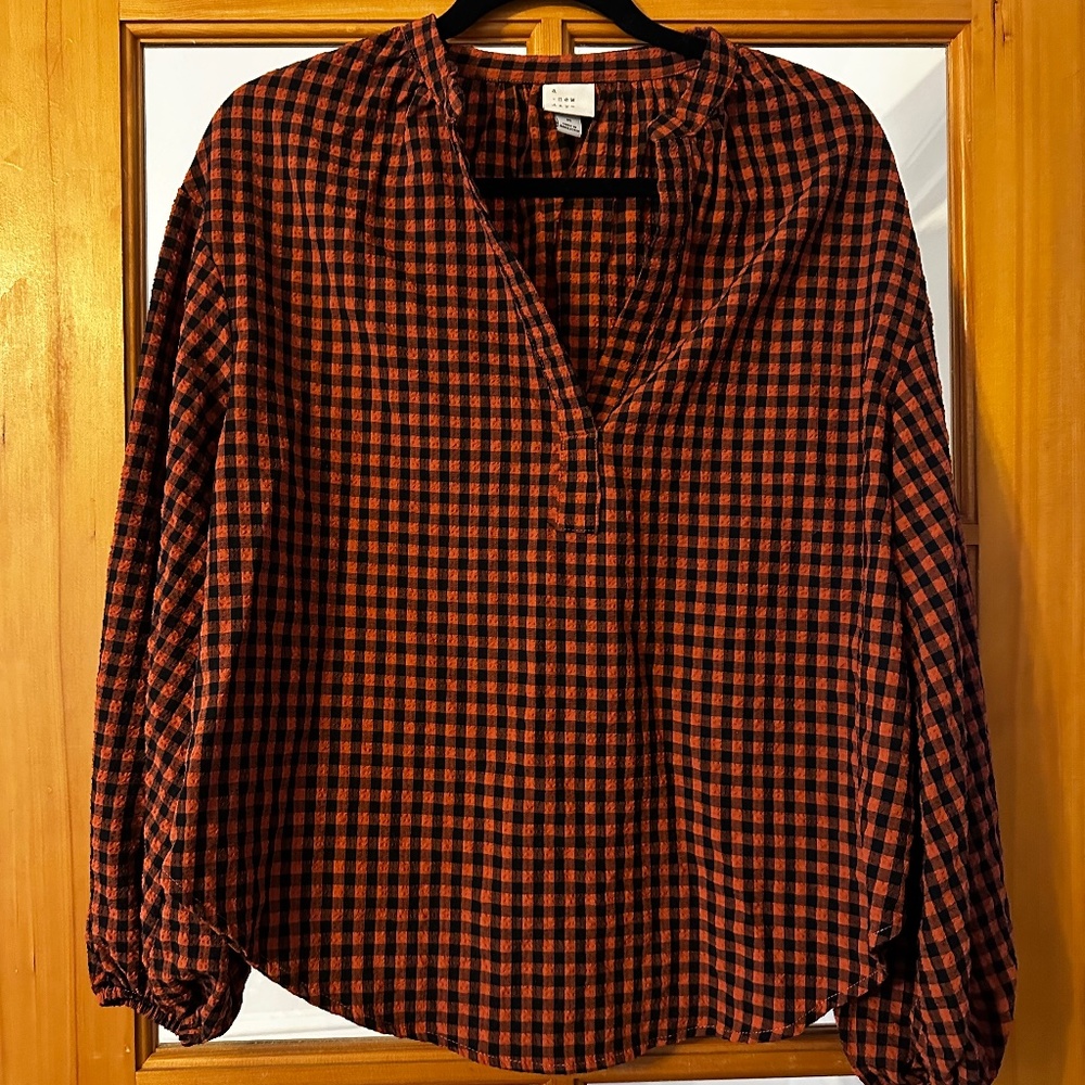 Checkered Blouse